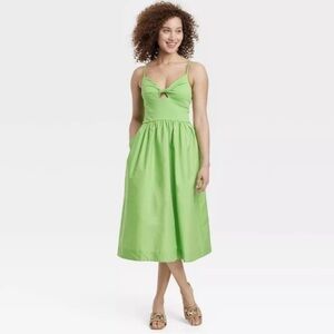 Target A New Day Knit Ballet Midi Sundress